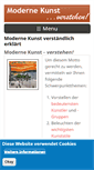 Mobile Screenshot of kunst-zeiten.de